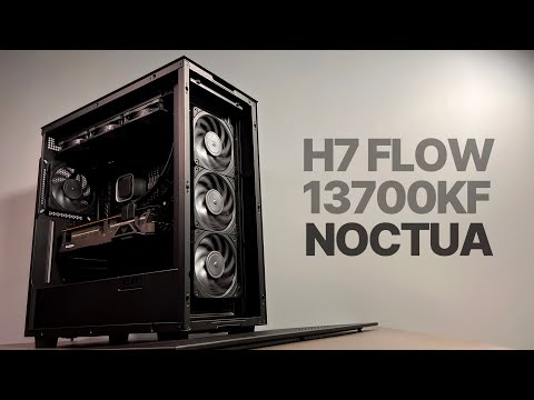 Zero RGB Liquid Cooled 13700K PC Build | NZXT H7 FLOW | Noctua NF-A12x25
