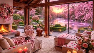 💗 Inside a Luxury Valentine’s Chalet 🌸 Morning Romance | Soft Piano Lo-Fi Ambience screenshot 4
