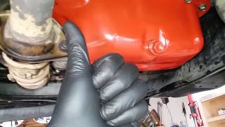 Mazda Protege 2.0L.Engine / Oil Leakage fix Oil pan replacement (Just a my record, Not how to do)