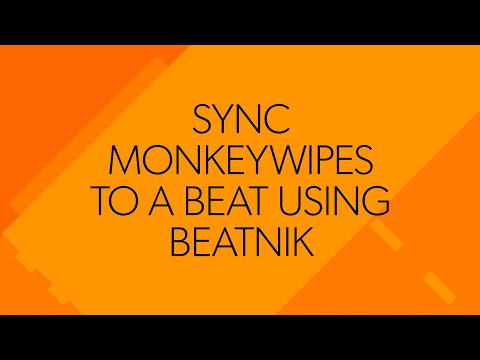 Sync MonkeyWipes to a beat using Beatnik
