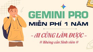 Instructions for Registering Gemini Pro for Free for 1 Year - Anyone Can Do It - Includes 2T Driv...