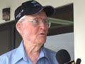 Enola Gay General Paul Tibbets return to Tinian