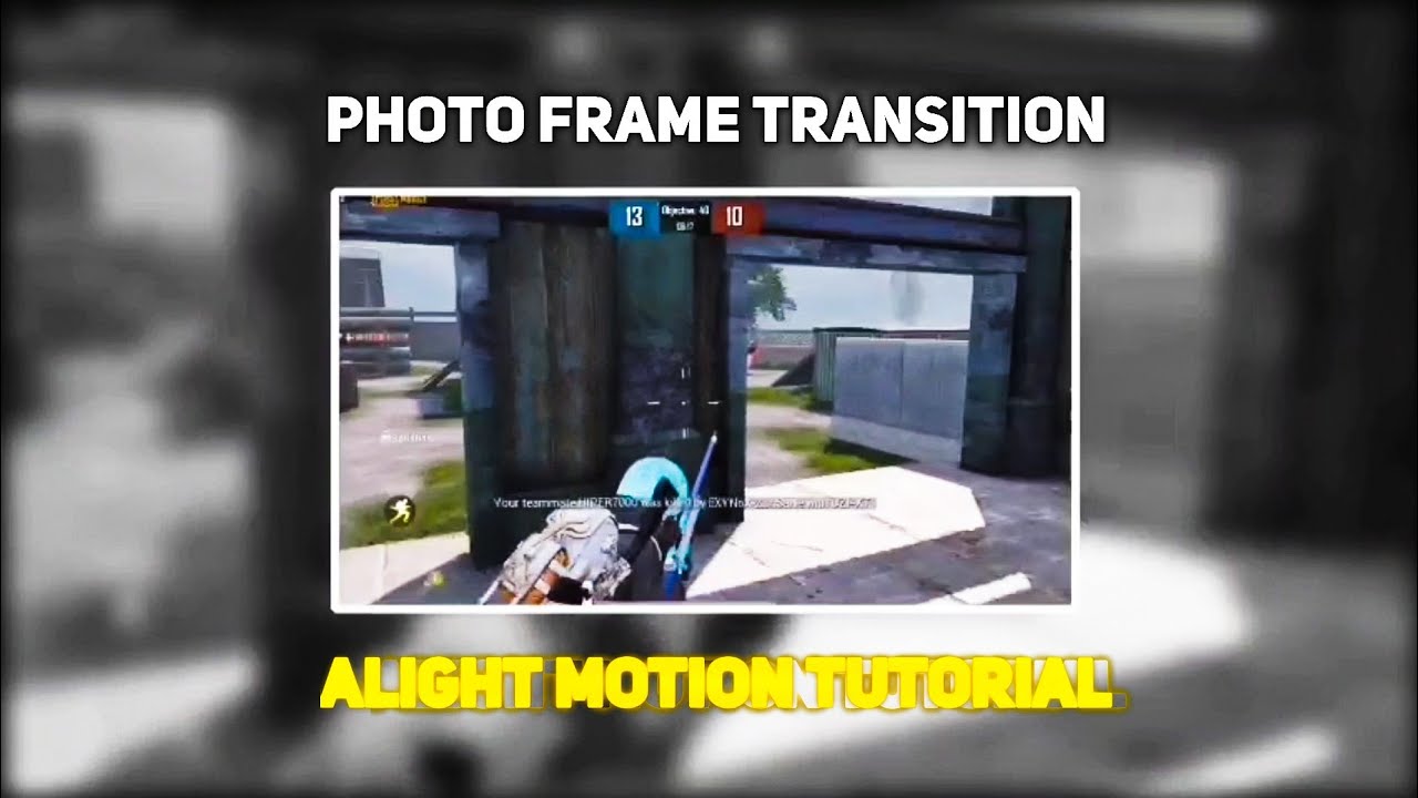 SIMPLE PHOTO FRAME TRANSITION IN ALIGHT MOTION | ANDROID/IOS TUTORIAL ...