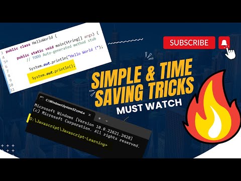 Simple & Effective Tricks🔥| Java | Command Prompt | Time Saving 🤩
