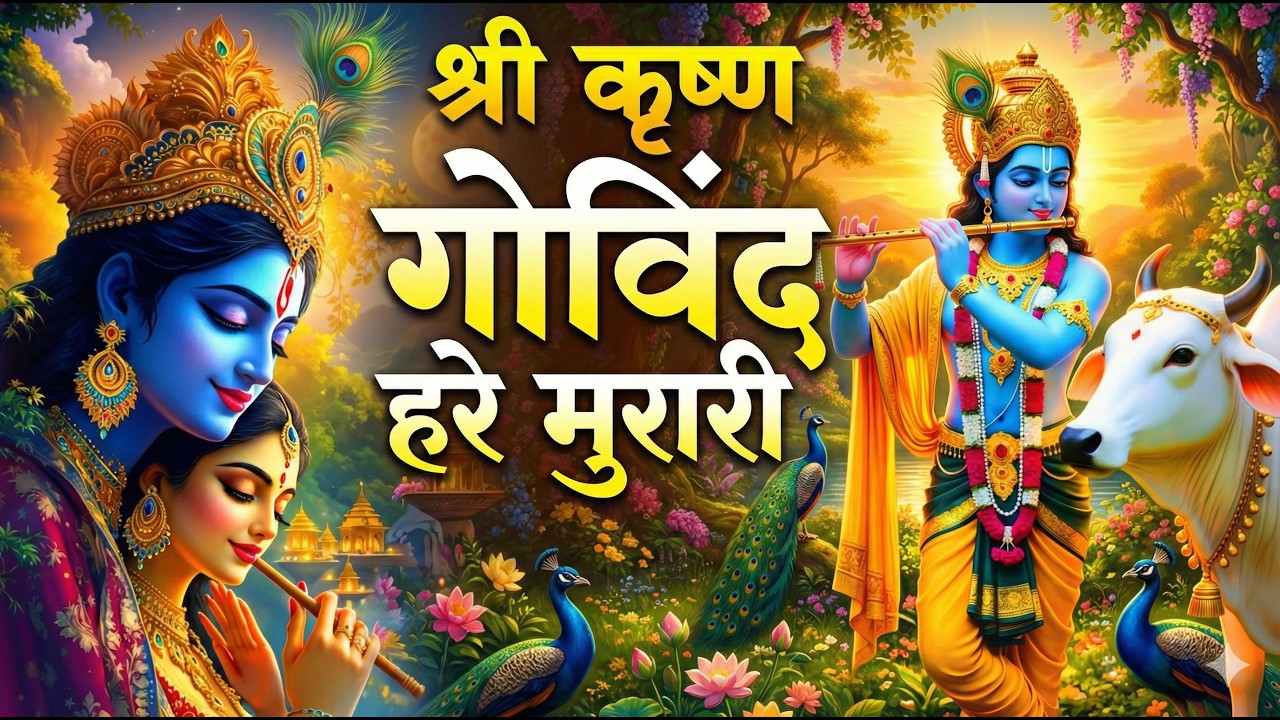 श्री कृष्णा गोविन्द हरे मुरारी - भजन | Shri Krishna Govind Hare Murari | Krishan Bhajan 2026