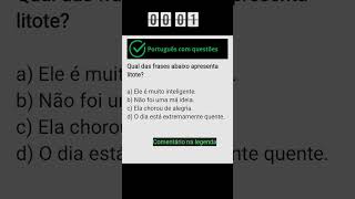 ESSA Figura de Linguagem Pega muito Concurseiro Bom #português #línguaportuguesa