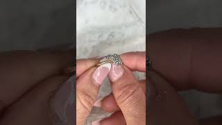 Unique Antique Edwardian Diamond Daisy Cluster Ring