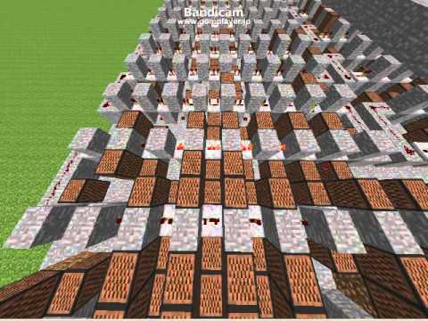 【Minecraft】音符ブロックで｢虎柄の毘沙門天｣を打ち込んでみた