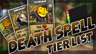 Wizard101: The Ultimate Death Spell Tier List