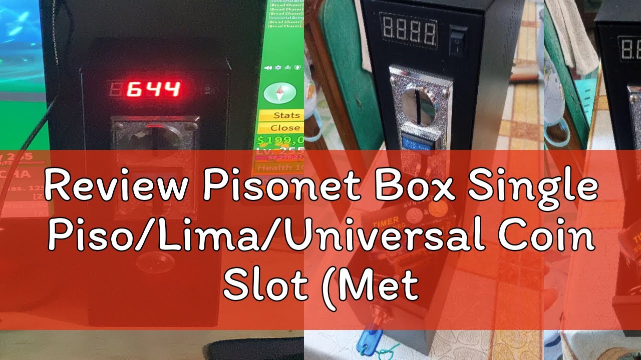 Review Pisonet Box Single Piso/Lima/Universal Coin Slot (Metal) FOR PISONET ONLY NOT FOR CAR WASH