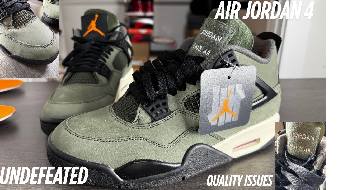 I Paid Resell And Have Quality Issues Air Jordan 4 Undefeated 2025