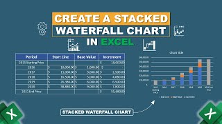 how to create a stacked waterfall chart in excel