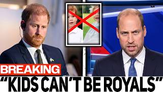 Prince William STUNS The Palace With Explosive Plan To Remove Archie And Lilibet’s Royal Status