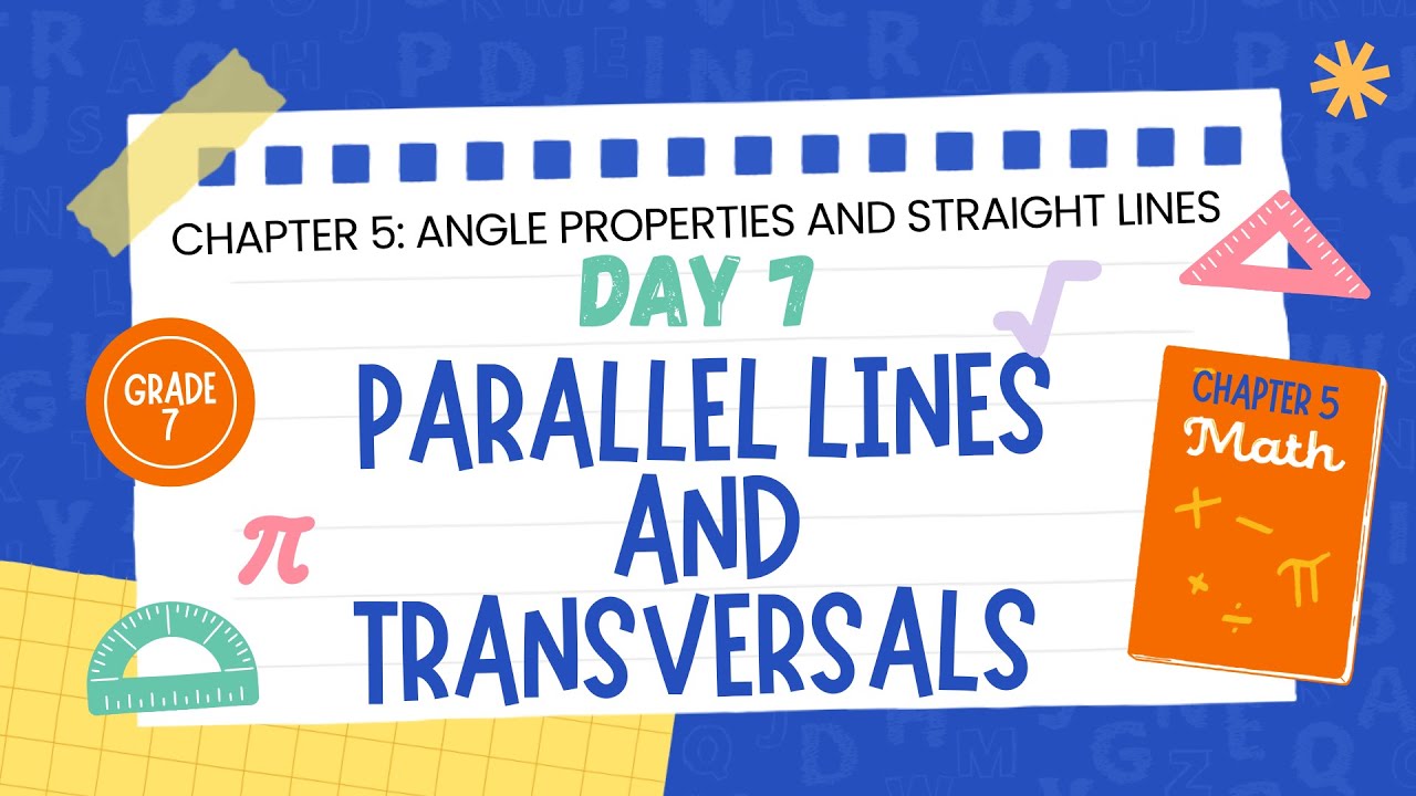 16 Jan 25 Parallel Lines and Transversals - YouTube