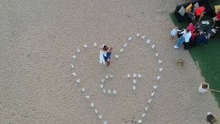 Carla & Tom Wedding - Drone View