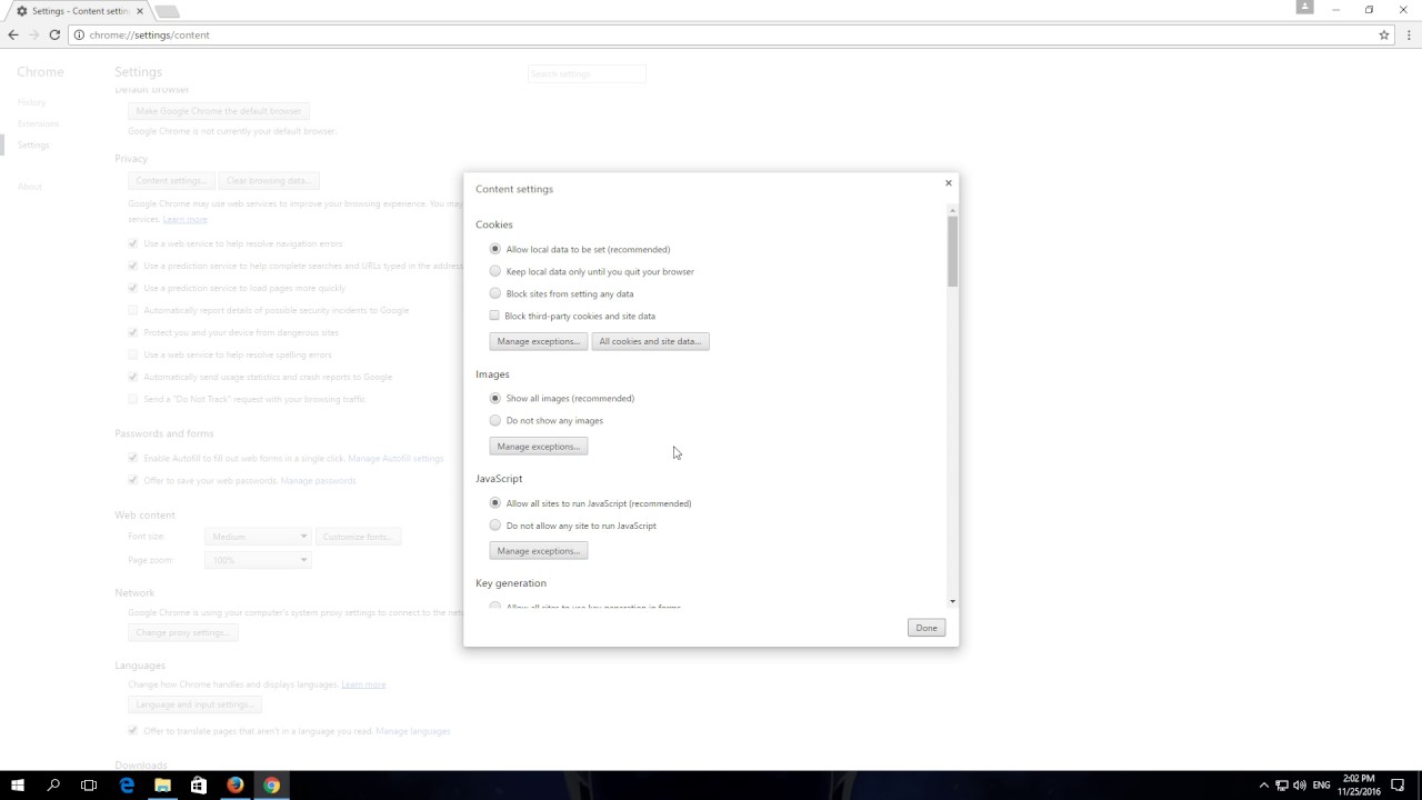 How to Enable Do Not Allow Sites to Show Pop Ups In Chrome - YouTube