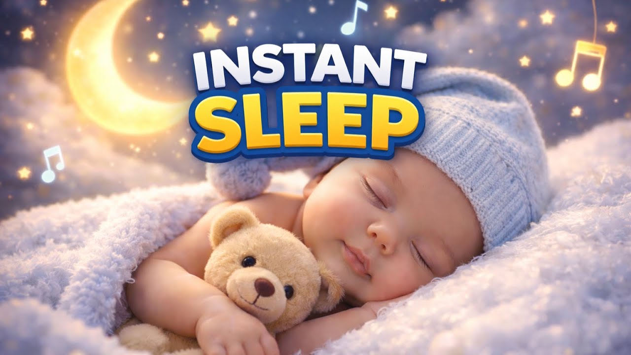 Brahms Lullaby for Babies 🌙 Deep Sleep Music – Baby Falls Asleep Fast