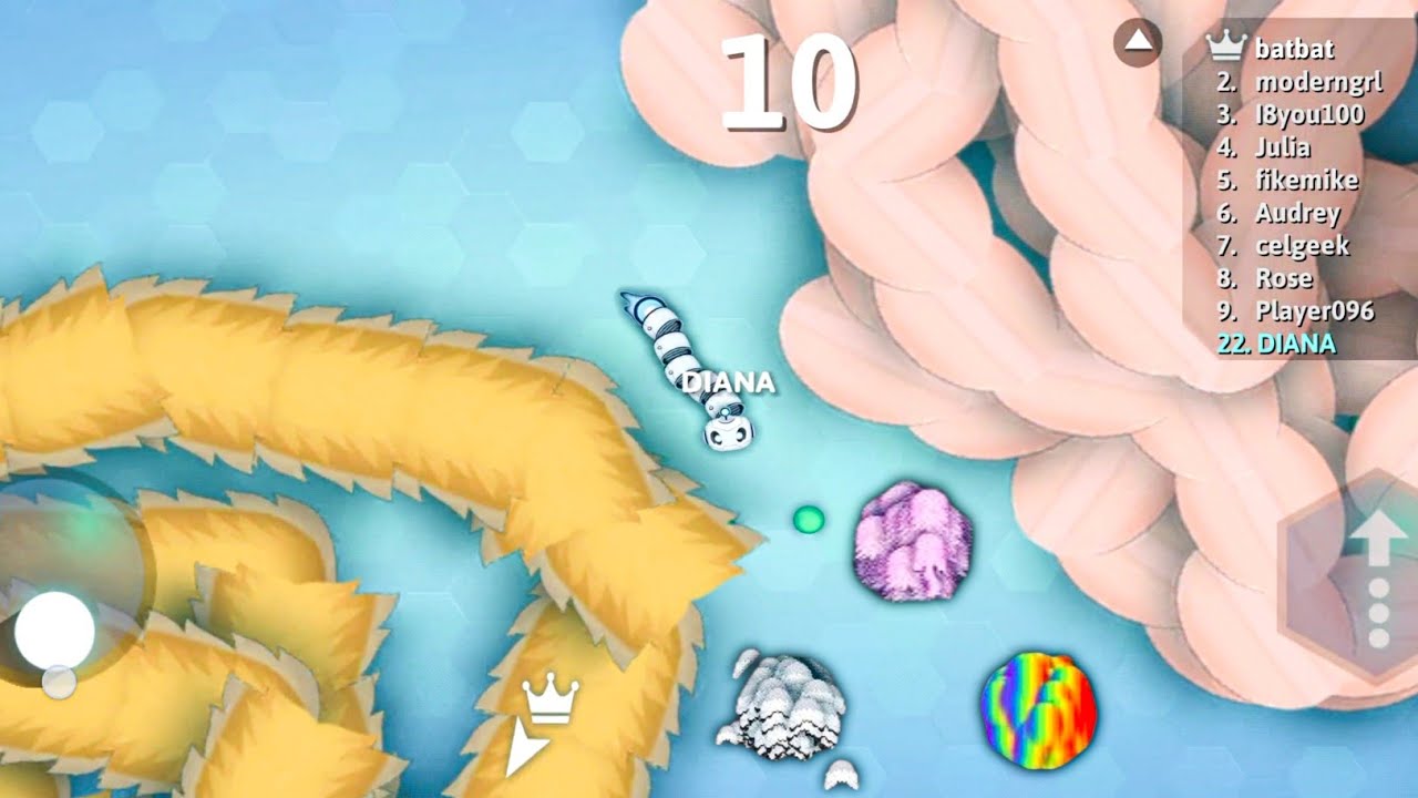 OMG🐍 PY-THON SNAKE EATING DELICIOUS SCORE BALL POINT 🐍 EPIC SNAKEIO GAMEPLAY 