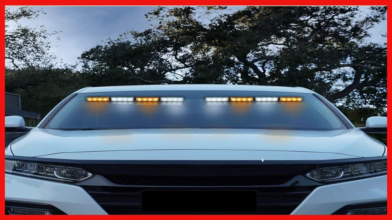 Повысьте безопасность своего автомобиля с помощью светодиодной подсветки козырька нового поколени...