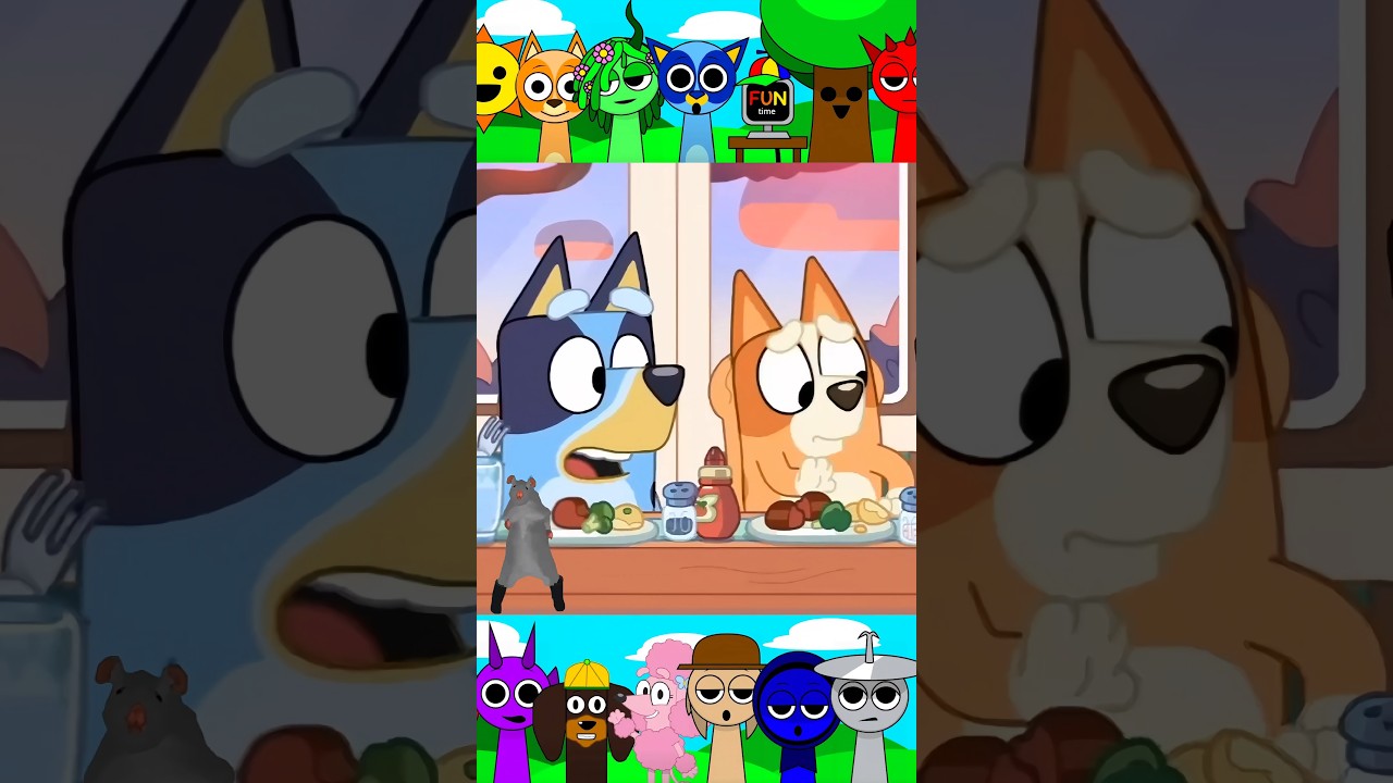 Incredibox Sprunki Rat Dance VS Sprunki Bluey