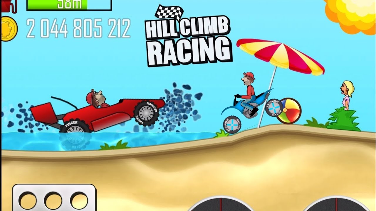 Hill Climb Racing | Gameplay Walkthrough Part 9 | Race Car (iOS ...