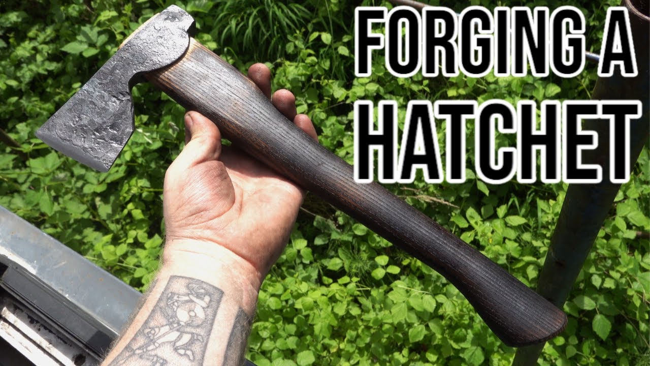 Forging a camp axe | Bushcraft hatchet