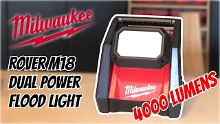 Milwaukee ROVER M18 Dual Power Flood Light  What's in the Box