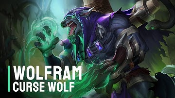 New Skin | Wolfram - Curse Wolf | Heroes Evolved | NetDragon