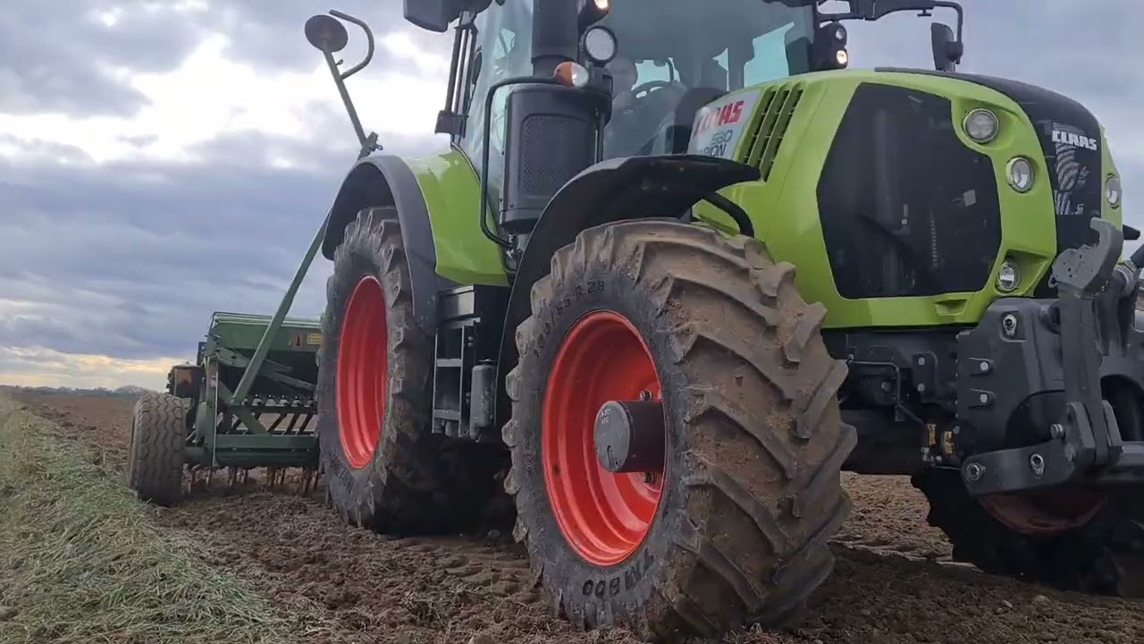CLAAS ARION w polu 🚜 | Uprawa i siew – prawdziwa robota