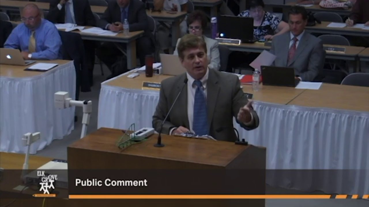 Elk Grove Unified School District WiFi Public Comments July 2016 YouTube