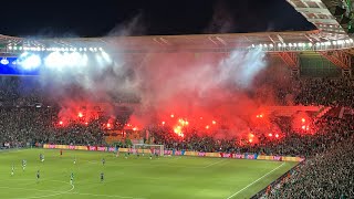 Amazing pyro Maccabi Haifa fans vs P.S.G Sep 14th 2022