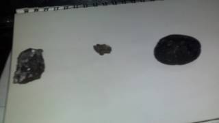 Magnetic test on Tektite VS Meteorite
