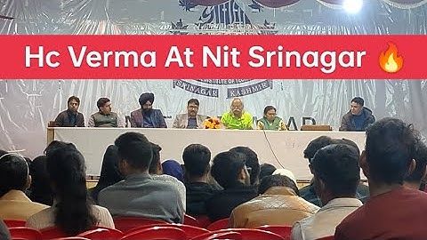 HC Verma sir at NIT Srinagar ||selfie with hc verma sir#hcverma#viral #motivation#iitjee#nitsrinagar
