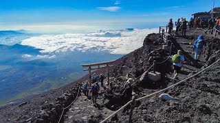 【Вершина Японии】3-дневное одиночное восхождение на Фудзи | Трудный кратерный маршрут на вершине