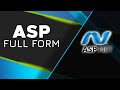 ASP Full Form - Full Form of ASP - Full Form of ASP in English - Active Server Pages
