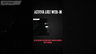 ASTITVA: LOST WITHIN – UI Design Showcase (Main Menu + Settings) | Looking for Feedback