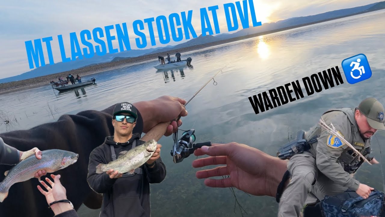 TROUT FISHING at DIAMOND VALLEY LAKE (MOUNT LASSEN) 