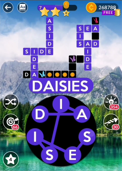 Wordscapes Daily Puzzle April 26, 2024 gameplay Answers Solution