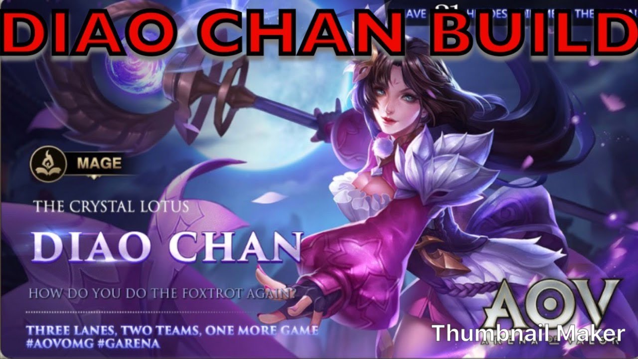 Arena Of Valor Diao Chan Mage Burst Build Gameplay Youtube