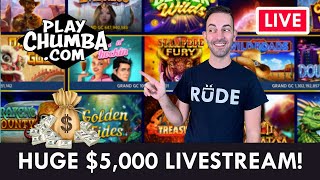 ? HUGE $5,000 LIVE STREAM on PlayChumba Online Slots ? ad
