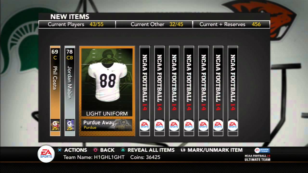 NCAA Football Ultimate Team 15 All American Pack Opening YouTube