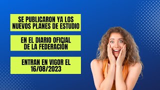 Ya Se Publicó En El Dof Plan De Estudios De La Nem