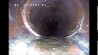 CIPP lining pipe patch before and after Portland Maine by Northeast Sewer & Drain Service