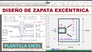 Diseño De Zapata Excéntrica Concreto Ii Plantilla Excel