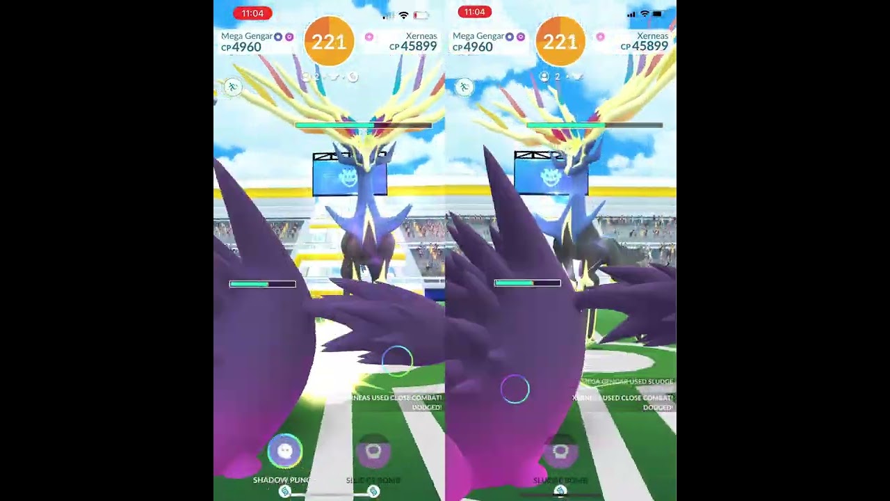 Tackle/Close Combat Xerneas Duo, Windy Weather, Mega Gengar Only No Relobby  