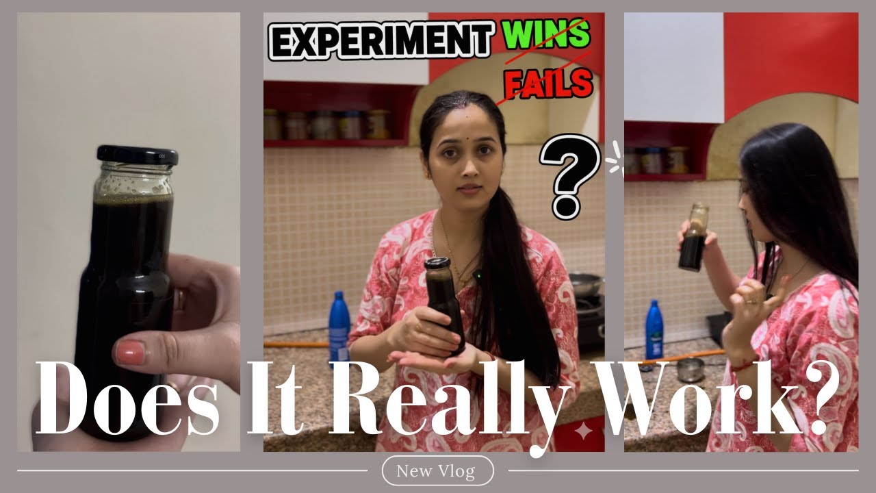 This Oil Will Turn Thin Hair to Thick Hair | Hair Growth Oil Experiment |  Does It Really Work? 🤔