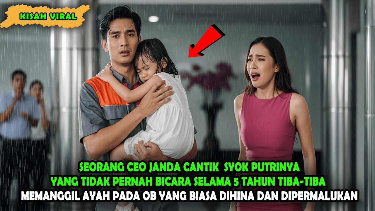 Ceo Janda Syok Saat Putrinya 5 Tahun Bisu Tiba-tiba Memanggil Ayah Pada OB Miskin Yang Sering Dihina