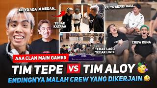 TIM ALOY VS TIM TEPE 🥳 ENDINGNYA MALAH CREW YANG DIKERJAIN 🤣 AAA CLAN MAIN GAMES #MARAPTHON3