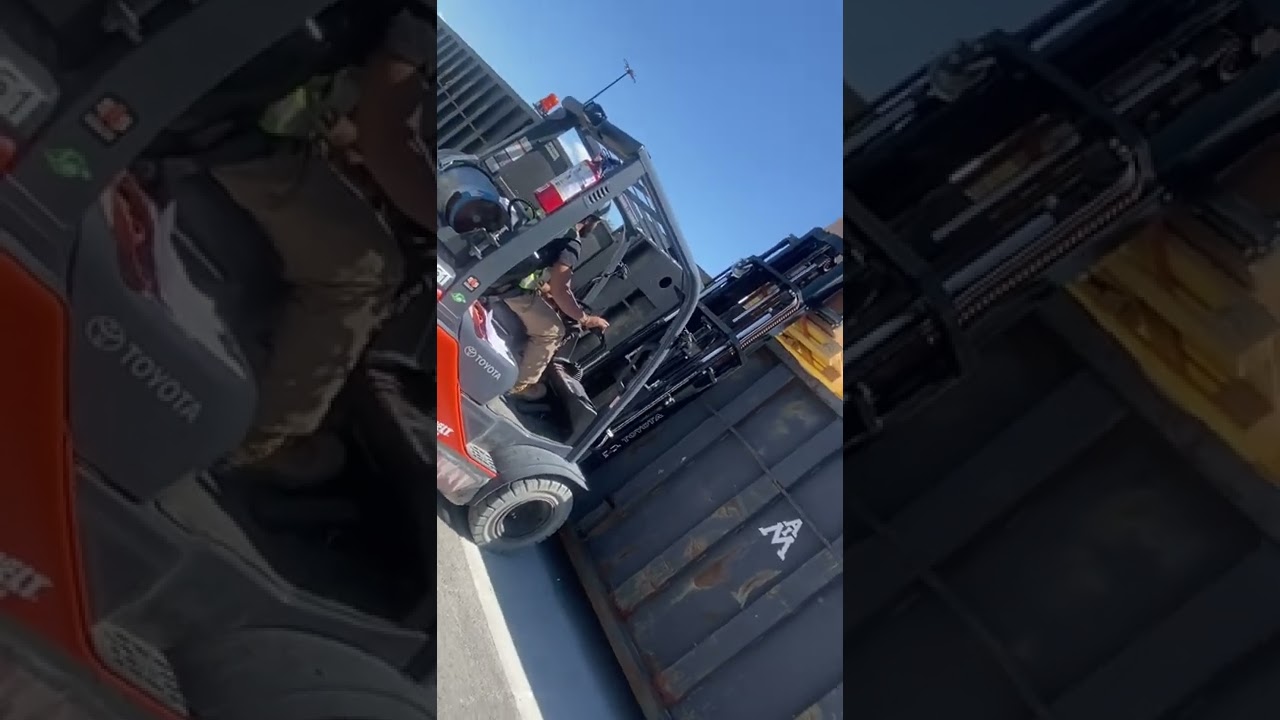 Working outside last week!