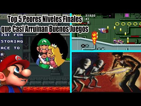 Top 5 Peores Niveles Finales que Casi Arruinan Buenos Juegos